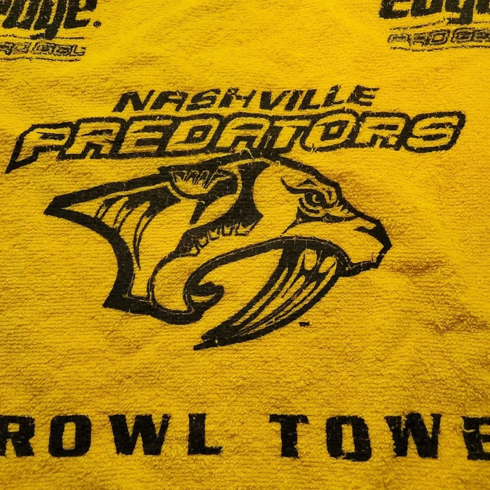 Set‎ of 2 Nashville Predators Growl Towels Yellow 14